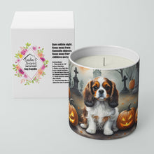 Load image into Gallery viewer, Cavalier Spaniel Spooky Halloween Decorative Soy Candle
