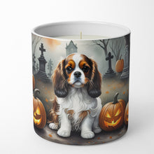 Load image into Gallery viewer, Cavalier Spaniel Spooky Halloween Decorative Soy Candle