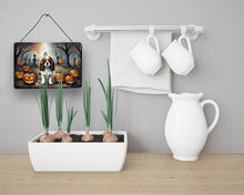 Load image into Gallery viewer, Cavalier Spaniel Spooky Halloween Wall or Door Hanging Prints