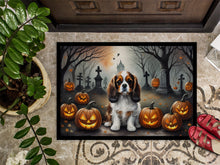 Load image into Gallery viewer, Cavalier Spaniel Spooky Halloween Doormat - 24x36 Decorative Floor Mat – Indoor/Outdoor Rug with Artistic Flair