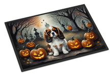 Load image into Gallery viewer, Cavalier Spaniel Spooky Halloween Doormat - 24x36 Decorative Floor Mat – Indoor/Outdoor Rug with Artistic Flair