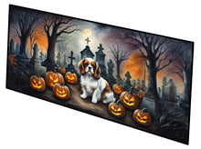 Load image into Gallery viewer, Cavalier Spaniel Spooky Halloween Runner Mat 28x58