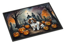 Load image into Gallery viewer, Cavalier Spaniel Spooky Halloween Doormat - 24x36 Decorative Floor Mat – Indoor/Outdoor Rug with Artistic Flair
