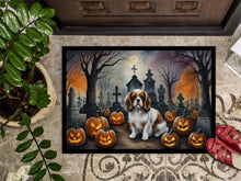 Load image into Gallery viewer, Cavalier Spaniel Spooky Halloween Doormat -  18x27 Decorative Floor Mat – Indoor/Outdoor Rug