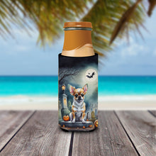 Load image into Gallery viewer, Chihuahua Spooky Halloween Slim Can Huggers – Fun, Functional Drink Coolers for Every Occasion