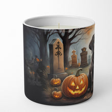 Load image into Gallery viewer, Chocolate Labrador Retriever Spooky Halloween Decorative Soy Candle