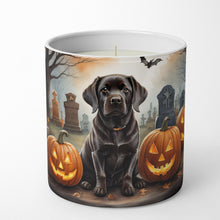 Load image into Gallery viewer, Chocolate Labrador Retriever Spooky Halloween Decorative Soy Candle