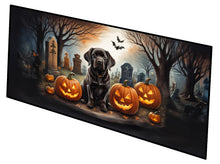 Load image into Gallery viewer, Chocolate Labrador Retriever Spooky Halloween Runner Mat 28x58