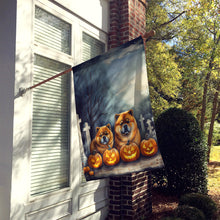 Load image into Gallery viewer, Chow Chow Spooky Halloween House Flag
