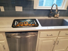 Load image into Gallery viewer, Chow Chow Spooky Halloween Dish Drying Mat