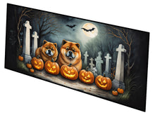 Load image into Gallery viewer, Chow Chow Spooky Halloween Runner Mat 28x58