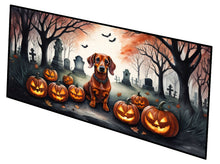 Load image into Gallery viewer, Dachshund Spooky Halloween Runner Mat 28x58