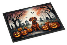 Load image into Gallery viewer, Dachshund Spooky Halloween Doormat -  18x27 Decorative Floor Mat – Indoor/Outdoor Rug