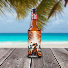 Load image into Gallery viewer, Dachshund Spooky Halloween Slim Can Huggers – Fun, Functional Drink Coolers for Every Occasion