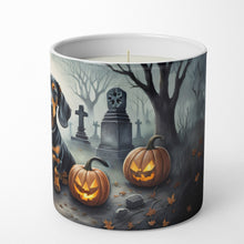 Load image into Gallery viewer, Dachshund Spooky Halloween Decorative Soy Candle