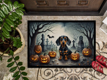 Load image into Gallery viewer, Dachshund Spooky Halloween Doormat - 24x36 Decorative Floor Mat – Indoor/Outdoor Rug with Artistic Flair