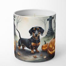 Load image into Gallery viewer, Dachshund Spooky Halloween Decorative Soy Candle