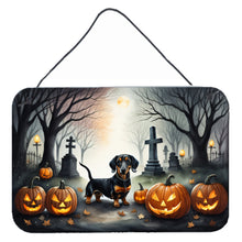 Load image into Gallery viewer, Dachshund Spooky Halloween Wall or Door Hanging Prints