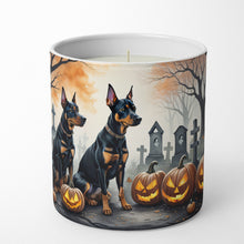 Load image into Gallery viewer, Doberman Pinscher Spooky Halloween Decorative Soy Candle
