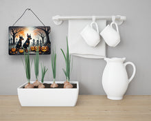 Load image into Gallery viewer, Doberman Pinscher Spooky Halloween Wall or Door Hanging Prints
