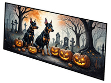 Load image into Gallery viewer, Doberman Pinscher Spooky Halloween Runner Mat 28x58