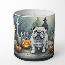 Load image into Gallery viewer, English Bulldog Spooky Halloween Decorative Soy Candle