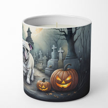 Load image into Gallery viewer, English Bulldog Spooky Halloween Decorative Soy Candle