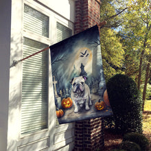 Load image into Gallery viewer, English Bulldog Spooky Halloween House Flag