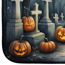 Load image into Gallery viewer, English Bulldog Spooky Halloween Dish Drying Mat