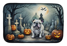 Load image into Gallery viewer, English Bulldog Spooky Halloween Dish Drying Mat
