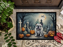 Load image into Gallery viewer, English Bulldog Spooky Halloween Doormat - 24x36 Decorative Floor Mat – Indoor/Outdoor Rug with Artistic Flair