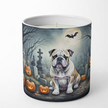 Load image into Gallery viewer, English Bulldog Spooky Halloween Decorative Soy Candle