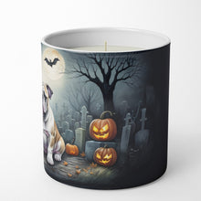 Load image into Gallery viewer, English Bulldog Spooky Halloween Decorative Soy Candle