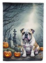 Load image into Gallery viewer, English Bulldog Spooky Halloween House Flag