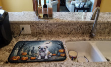 Load image into Gallery viewer, English Bulldog Spooky Halloween Dish Drying Mat