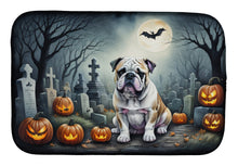 Load image into Gallery viewer, English Bulldog Spooky Halloween Dish Drying Mat