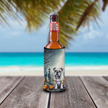 Load image into Gallery viewer, English Bulldog Spooky Halloween Slim Can Huggers – Fun, Functional Drink Coolers for Every Occasion