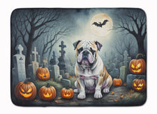 Load image into Gallery viewer, English Bulldog Spooky Halloween Memory Foam Kitchen Mat