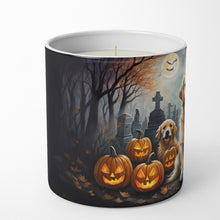 Load image into Gallery viewer, Golden Retriever Spooky Halloween Decorative Soy Candle