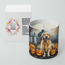 Load image into Gallery viewer, Golden Retriever Spooky Halloween Decorative Soy Candle
