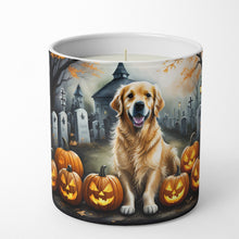 Load image into Gallery viewer, Golden Retriever Spooky Halloween Decorative Soy Candle