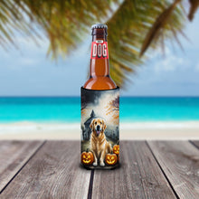 Load image into Gallery viewer, Golden Retriever Spooky Halloween Slim Can Huggers – Fun, Functional Drink Coolers for Every Occasion