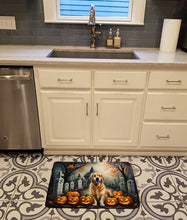 Load image into Gallery viewer, Golden Retriever Spooky Halloween Memory Foam Kitchen Mat