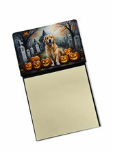Load image into Gallery viewer, Golden Retriever Spooky Halloween Sticky Note Holder- Refiilable Desk Accessory Note Pad