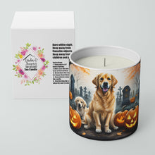 Load image into Gallery viewer, Golden Retriever Spooky Halloween Decorative Soy Candle