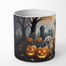 Load image into Gallery viewer, Golden Retriever Spooky Halloween Decorative Soy Candle