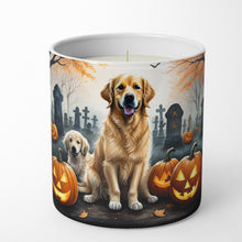 Load image into Gallery viewer, Golden Retriever Spooky Halloween Decorative Soy Candle