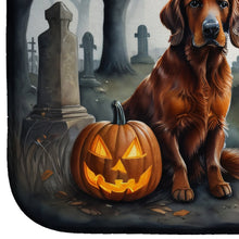 Load image into Gallery viewer, Irish Setter Spooky Halloween Dish Drying Mat