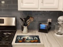 Load image into Gallery viewer, Irish Setter Spooky Halloween Glass Cutting Boards – Durable, Decorative Kitchen Art Large