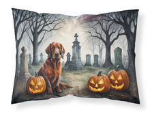 Load image into Gallery viewer, Irish Setter Spooky Halloween Fabric Standard Pillowcase – Artistic Decorative Front, White Back